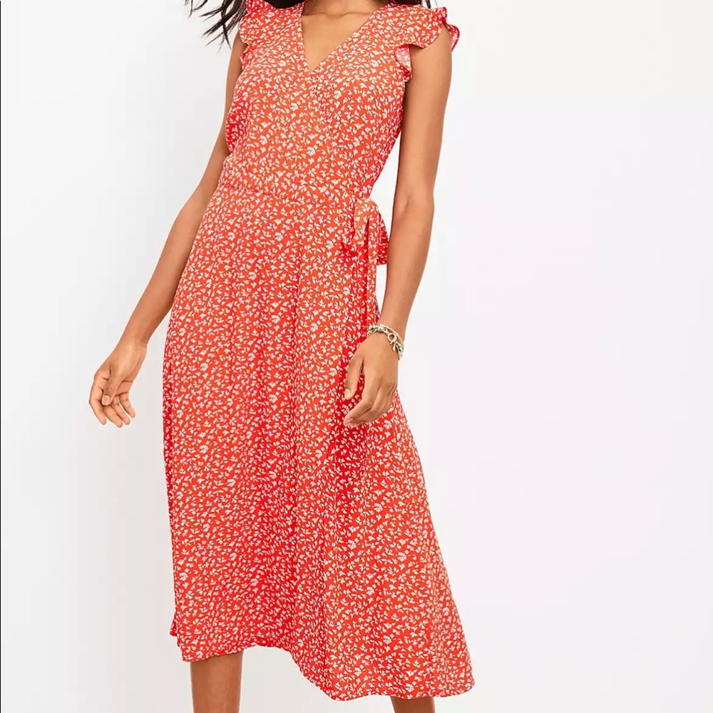 New with tags. Red wrap dress